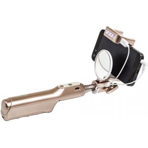 ultron Selfie deluxe flash, selfie stick met geïntegreerde lichtspot, voor smartphones zoals Samsung Galaxy, iPhone en andere