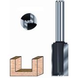 ENT 10962 Groeffrees, Hardmetaal, Schachtdoormeter (S) 8 mm, Freesdoormeter (D) 12 mm, NL 20 mm, SL 32 mm, GL 52 mm, met hardmetaal grondsnede