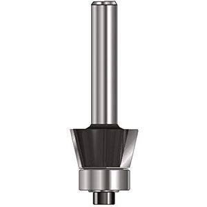 ENT 13744 Afkantfrees met schuine hoek, Hardmetaal, Schachtdoormeter (S) 8 mm, Freesdoormeter (D) 23 mm, NL 9,5 mm, E 30°, SL 32 mm, met kogellager