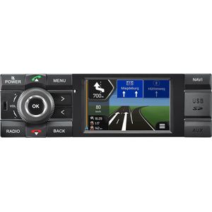 Duitse kwaliteit - 1DIN Navigatiesysteem auto - DAB+ - FM - Handsfree - Premium radio ook voor youngtimers of oldtimers