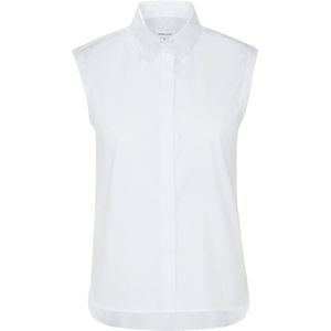 Seidensticker - Damesblouse - Wit - Katoenmix met Stretch