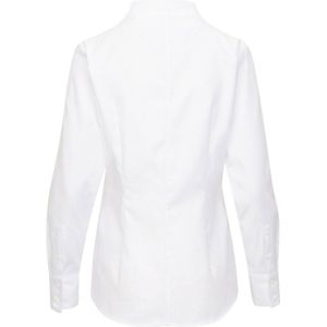 Seidensticker - Damesblouse - Wit - 100% Katoen - Slimfit