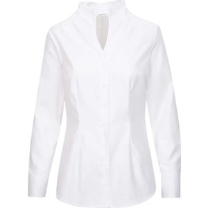 Seidensticker - City Blouse - Wit - 100% Katoen - Lange Mouwen
