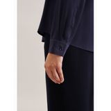 Dames Blouse - Donkerblauw - 100% Viscose - Regular Fit