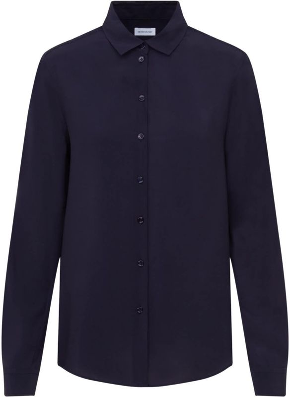 Dames Blouse - Donkerblauw - 100% Viscose - Regular Fit