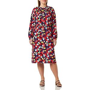 Seidensticker Blousejurk voor dames, regular fit, lange mouwen, donkerblauw, 46