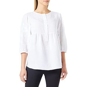 Seidensticker Dames Regular Fit driekwart mouw Blouse, wit, 38, wit, 38