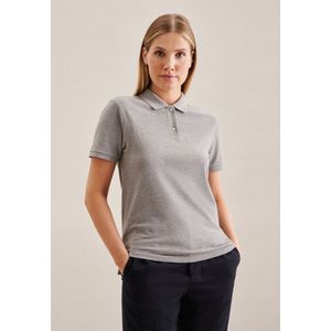 seidensticker Poloshirt "Schwarze Rose", Kurzarm Kragen Uni