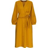 Seidensticker - Zomerjurk - Zwart - 7/8-mouwen - Ronde Hals - Uni