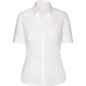 Seidensticker Women´s Blouse Regular Fit Short Sleeve SN080605 - White - 36