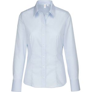 Seidensticker - Hemdblouse - Blauw - Strijkvrij - Dames