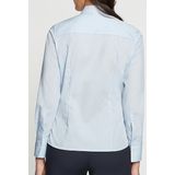 Seidensticker - Hemdblouse - Blauw - Strijkvrij - Dames