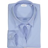 Seidensticker - Hemdblouse - Blauw - Strijkvrij - Dames