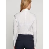 Seidensticker - Damesblouse - Wit - Katoen/Elastaan