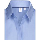 Seidensticker - Damesblouse - Lichtblauw - 100% Katoen - Slim Fit