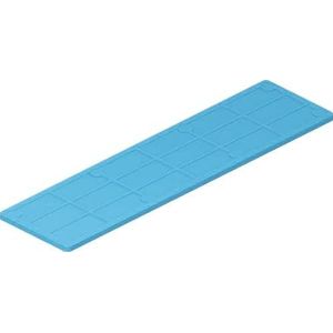 Roto/Gluske beglazingsblok GLAS-TEC GL-NM | 100 x 30 x 2 mm | kleur blauw | 1000 stuks