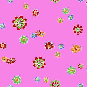 Bluuming Affairs - Behangpapier - Bloemen - Behang - Kinderbehang - Roze - 0,53 x 10,05 M.