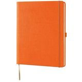 Lediberg Notizbuch Tucson ca. DIN A4 kariert, orange Hardcover 240 Seiten