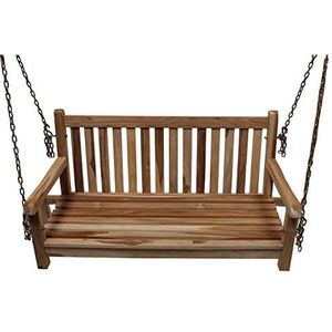 CHICREAT teak hanging bench, approx. 120 cm, swing seat