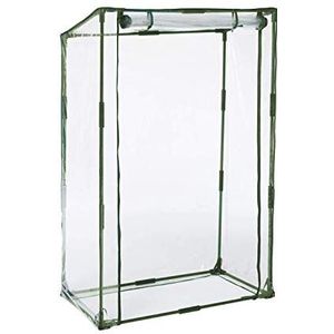 Chicreat - Plantenkas, voorzien van een folielaag en schuin dak, 150 × 98 × 49 cm, weerbestendig, voor balkon en tuin