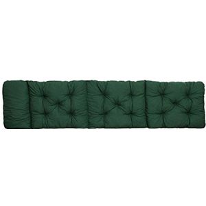 Ambientehome Deckchair kussen voor ligstoel, groen, ca 195 x 49 x 8 cm, kussen