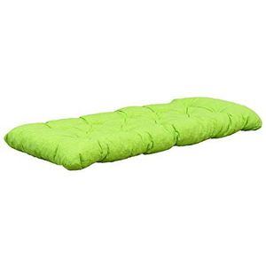 Ambientehome 2-zits zitkussen ca 120 x 50 x 8 cm, groen/geel