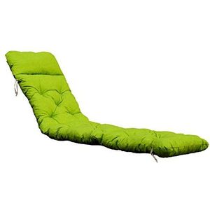 Chicreat Deckchair pad for lounger, 195x49 cm Groen/geel