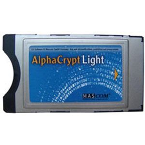 AlphaCrypt Light PCMCIA module ontvangst van optionele satelliet- of kabelprogramma's