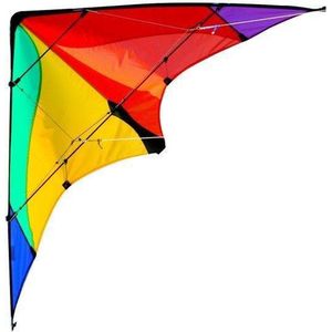 Elliot Tweelijnsstuntskite Delta Basic Rainbow 117 Cm