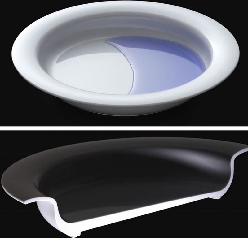 Ornamin - Vital - Bord - Wit - Kunststof - Vaatwas- en Microgolfbestendig