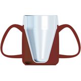 Ornamin - Conische Ergobeker - Antraciet - PP Kunststof - 160ml