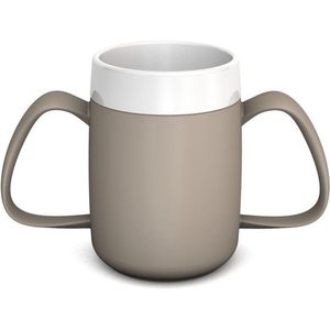 Ornamin - Conische Ergobeker - Antraciet - PP Kunststof - 160ml