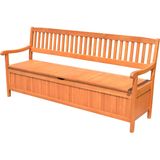 Garden Pleasure Gartenbank Houston 985120 braun Holz 187,0 cm