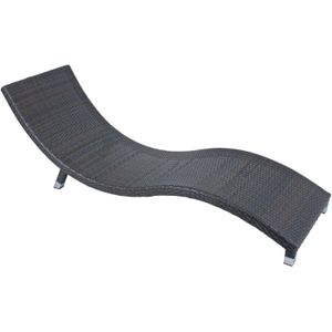 Garden Pleasure Sonnenliegen CARACAS braun Aluminium 2 St.