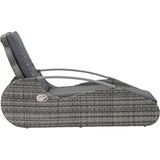 Garden Pleasure Sonnenliege PACIFIC grau Aluminium