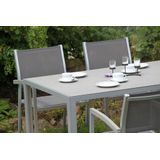 5tlg. Alu Tischgruppe Garten Sitzgruppe Lounge Set Gartenmöbel Sitzgarnitur