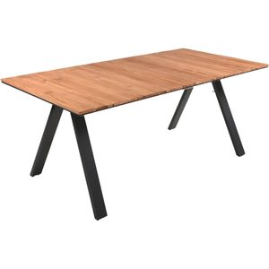 Garden Pleasure Gartentisch DAVINA braun rechteckig 180,0 x 90,0 x 74,0 cm