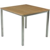 Garden Pleasure Gartentisch DENVER braun quadratisch 90,0 x 90,0 x 75,0 cm