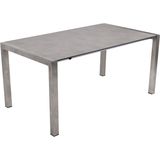 Garden Pleasure 9-tlg. Garten Tisch Gruppe Sitzgruppe Stuhl Stapelstuhl Metall