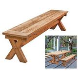 Garden Pleasure Gartenbank KISAR 940282 braun Holz 200,0 cm