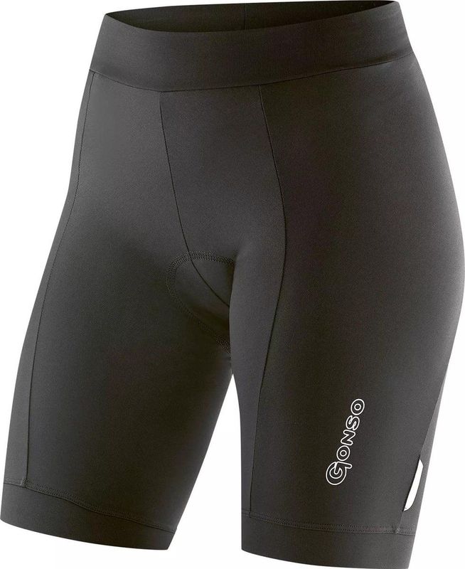 Gonso Fahrradhose "Essential Shorts W", Damen Radhose, kurze atmungsaktive Radlerhose, Sitzpolster, Tight Fit