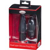 Malesation - Dual Layer Plug - Dubbellaags Siliconen Vibrerende Buttplug