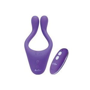 BeauMents Doppio 2.0 massager voor koppels met afstandsbediening - paars