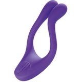 BeauMents Doppio 2.0 Vibrator Voor Koppels - Blauw - 13 cm