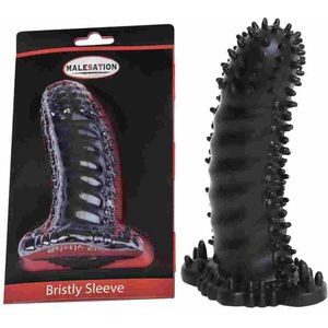 Malesation - Borstelige Penis Sleeve - Bristly Sleeve - Zwart