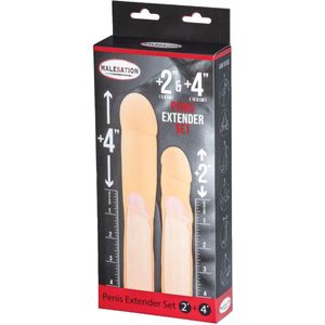 Malesation Penis Extender Set 2 inch + 4 inch, 1 stuk