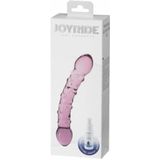 Joyride - Glazen Roze Dildo voor vaginaal en anaal gebruik - Set 18