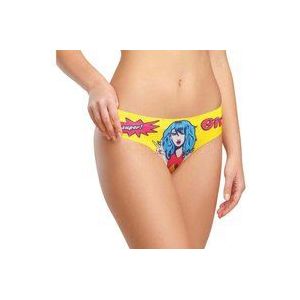 M Memème Slip -S- COMIC FANS YELLOW Multicolours