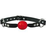 XXDREAMSTOYS Gag TPE Ball Zwart/Rood