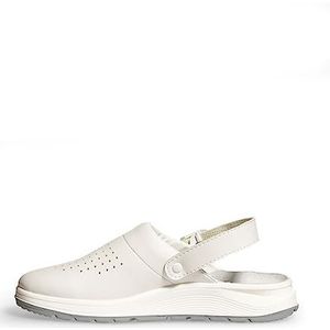 Abeba Unisex Active Clog, wit, 47 EU, wit, 47 EU